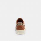 Men's Coach Soho Sneaker With Crystal Signature Jacquard Cocoa Burnished Amber