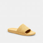 Women's Coach Udele Sport Slide In Signature Jacquard Canvas Vanilla