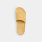 Women's Coach Udele Sport Slide In Signature Jacquard Canvas Vanilla