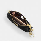Coach Teri Mini Crossbody Bag With Quilting Gold Black