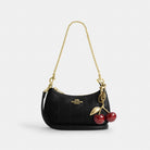 Coach Teri Mini Crossbody Bag With Quilting Gold Black