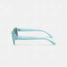 Coach C Heart Narrow Square Sunglassses Blue