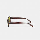 Coach C Heart Narrow Square Sunglassses Dark Tortoise