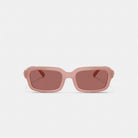 Coach C Heart Narrow Square Sunglassses Pink