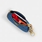 Coach Teri Mini Crossbody Bag In Signature Denim Gold Indigo