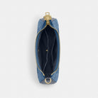 Coach Teri Mini Crossbody Bag In Signature Denim Gold Indigo