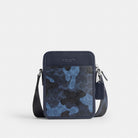 Coach Sullivan Crossbody Bag In Signature Camo Print Silver Blue Multi