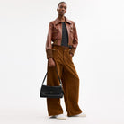 Coach Chelsea Shoulder Bag 30 Brass Black