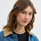 Coach Heart Choker Necklace Gold Multi