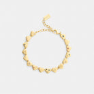 Coach Heart Linear Bracelet Gold Multi