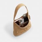 Coach Brooklyn Shoulder Bag 28 Brass Natural