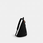 Coach Lachlan Sling In Signature Nylon Black