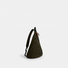 Coach Lachlan Sling In Signature Nylon Dark Moss