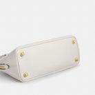 Coach Lara Satchel Bag Gold Chalk