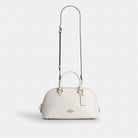 Coach Lara Satchel Bag Gold Chalk