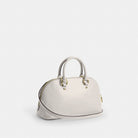 Coach Lara Satchel Bag Gold Chalk