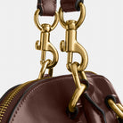 Coach Lara Satchel Bag Gold Maple