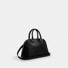 Coach Lara Satchel Bag Silver Black