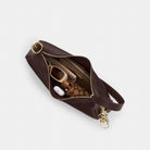 Coach Ella Small Shoulder Bag Gold Espresso