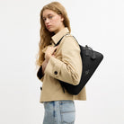 Coach Ella Small Shoulder Bag Gunmetal Black