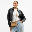 Coach Teri Mini Crossbody Bag Gold Toast