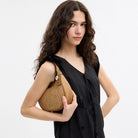 Coach Emily Shoulder Bag Gold Toast