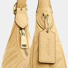 Coach Emily Shoulder Bag With Quilting Gold Soft Yellow