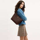 Coach Medium City Tote Bag Gold Maple