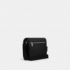 Coach Jack Messenger Bag Silver Black