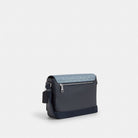 Coach Jack Messenger Bag In Ombre Signature Canvas Silver Blue