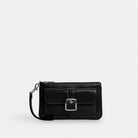 Coach Ashton Wristlet Silver Black
