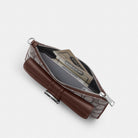 Coach Ashton Wristlet In Signature Jacquard Silver Oak Maple