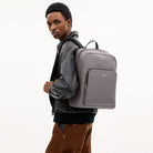 Coach Aiden Backpack Silver Graphite