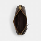 Coach Teri Shoulder Bag With Floral Applique Gold Maple