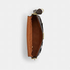 Coach Etta Small Flap Shoulder Bag With Floral Applique Gold Maple