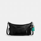 Coach Finn Crossbody Bag With Pockets And Charms Silver Black