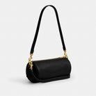 Coach Barrel Bag Brass Black