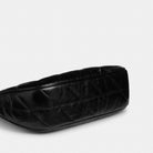 Coach Teri Shoulder Bag With Quilting Gold Black