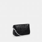 Coach Nolita 19 In Signature Leather With Heart Charm Silver Black