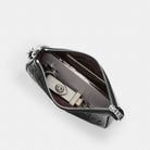 Coach Nolita 19 In Signature Leather With Heart Charm Silver Black