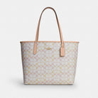 Coach City Tote Bag In Signature Canvas Im Chalk Pink