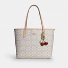 Coach City Tote Bag In Signature Canvas Im Chalk Pink