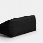 Coach Caitlin Shoulder Bag With Quilting Gold Black