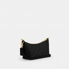 Coach Caitlin Shoulder Bag With Quilting Gold Black