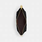Coach Caitlin Shoulder Bag With Quilting Gold Black