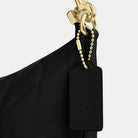 Coach Caitlin Shoulder Bag With Quilting Gold Black