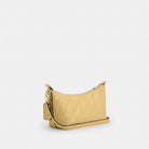 Coach Caitlin Shoulder Bag With Quilting Gold Soft Yellow