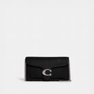 Coach Tabby Chain Clutch Silver Black