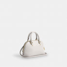 Coach Lara Mini Satchel Bag Gold Chalk
