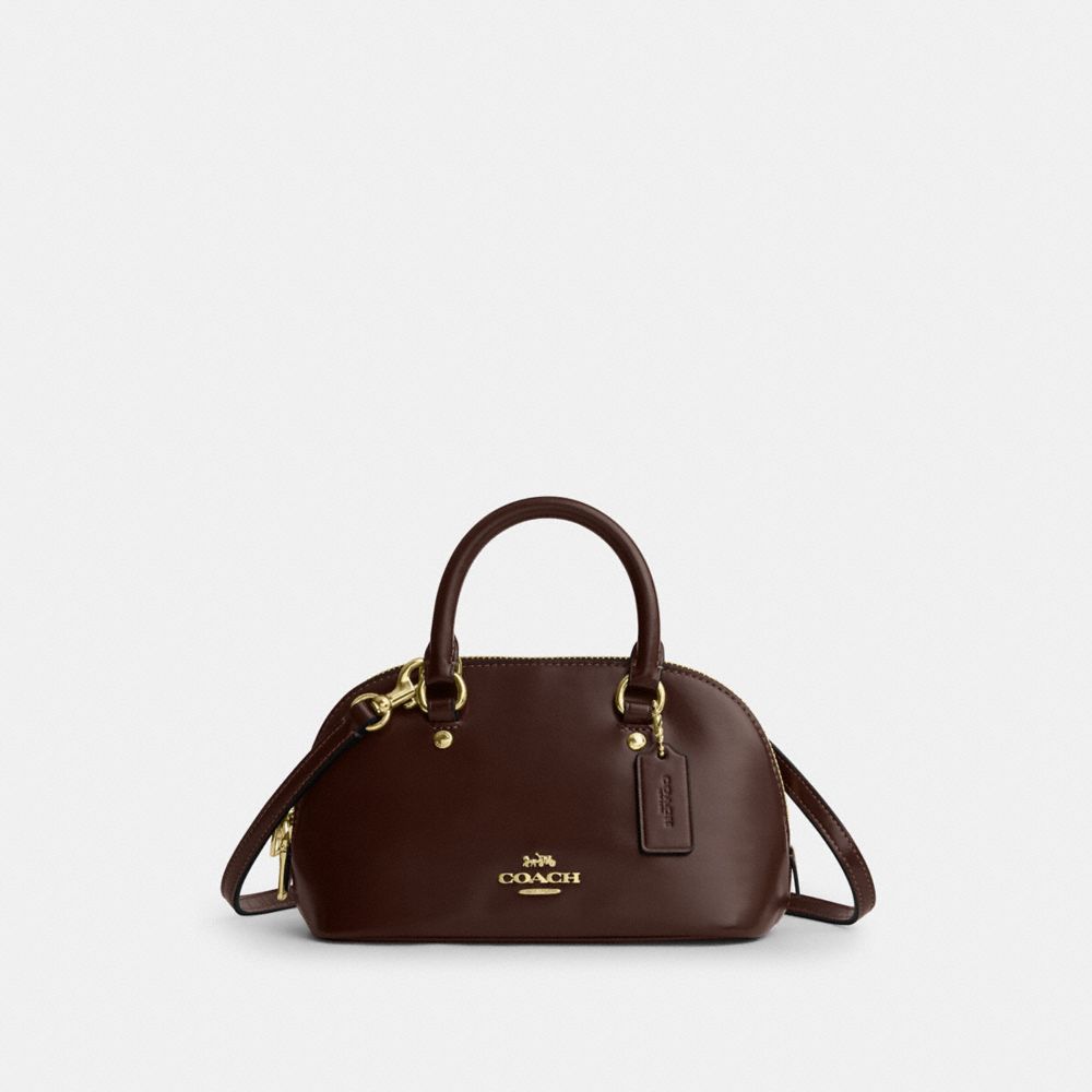 Buy Coach Lara Mini Satchel Bag Gold Maple Online in India – Dawntown